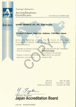 Accredited according to ISO/IEC 17025